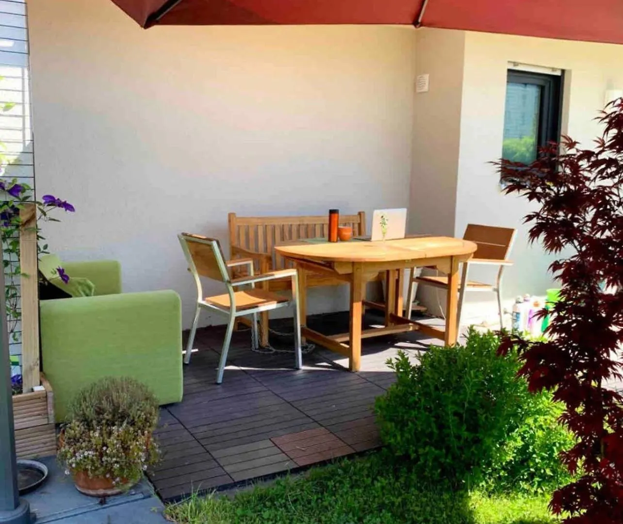 Bright New Studio 43M2 With A Beautiful Garden ミュンヘン アパート